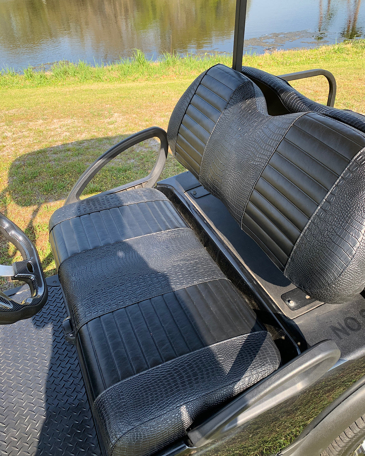 FRONT SEAT COVER ONLY STAPLE ON  SEAT COVERS--VARIOUS COLORS AND CARTS