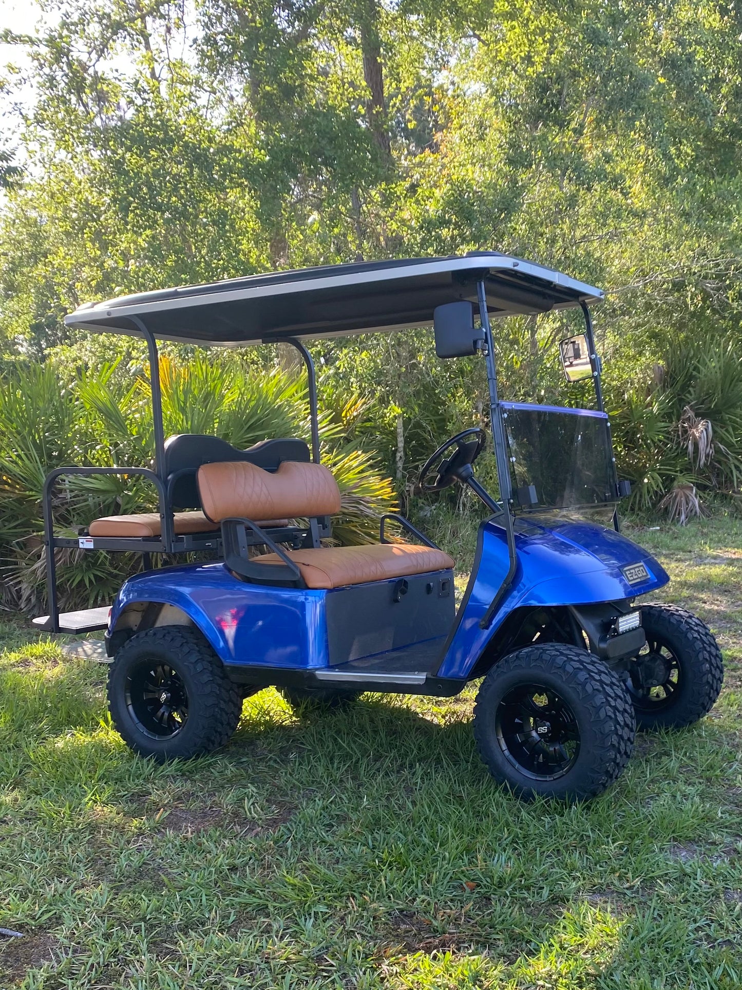 80” Golf Cart Roof Rear Struts Included