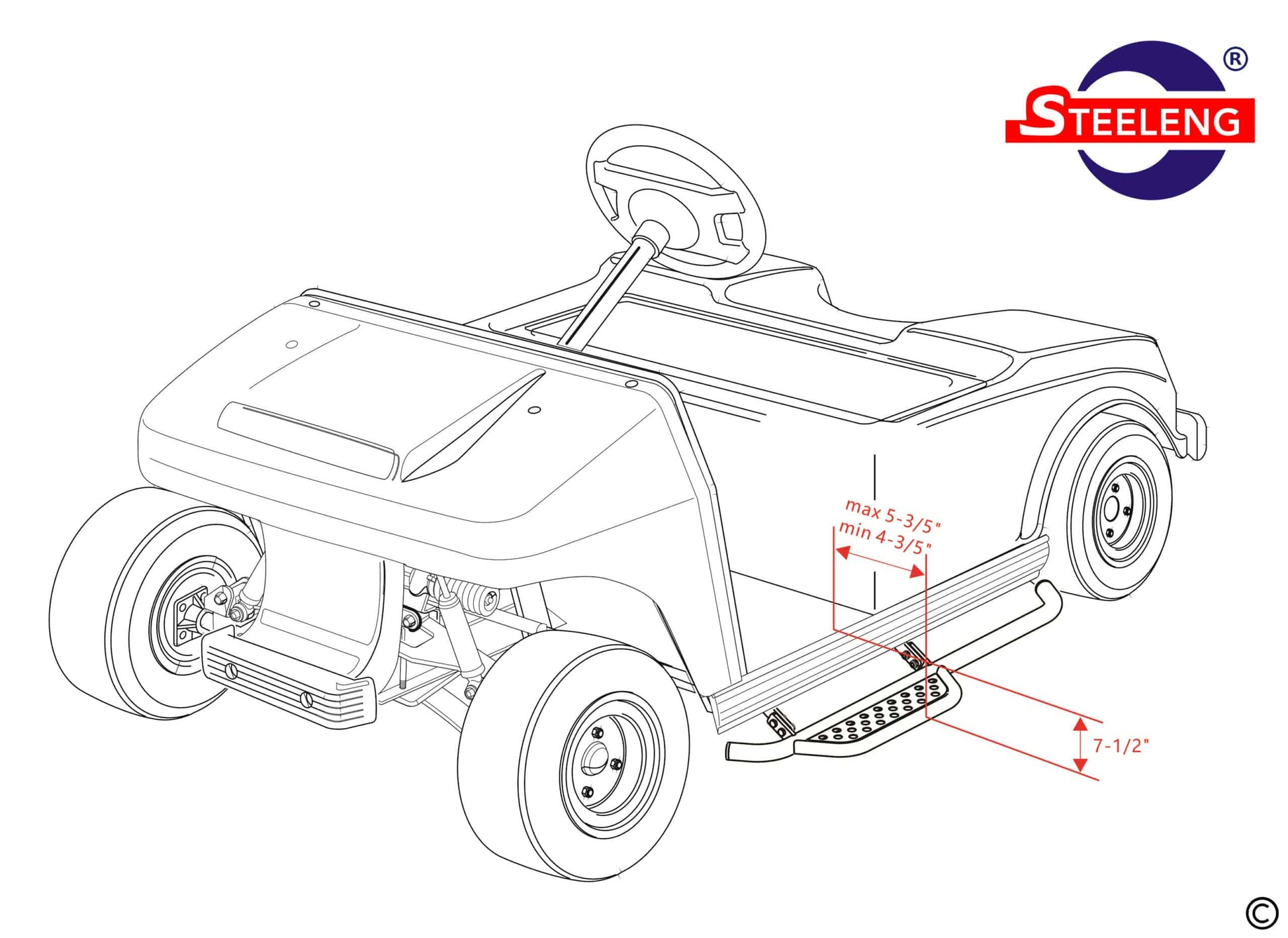 Club Car Ds Running Boards